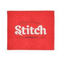 Stitch World Community Week Banner Blanket 🇺🇸