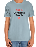 'Stitch Connects People' Unisex T-shirt 🇺🇸