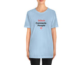 'Stitch Connects People' Unisex T-shirt 🇬🇧