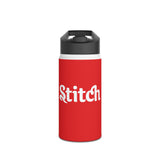 Red 'Stitch' Drink Bottle