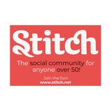 Red 'Stitch' Poster