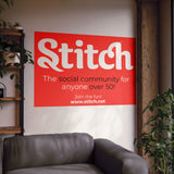 Red 'Stitch' Poster