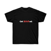 Men's 'Get Stitched' T-shirt 🇬🇧