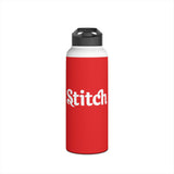 Red 'Stitch' Drink Bottle