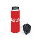 Red 'Stitch' Drink Bottle