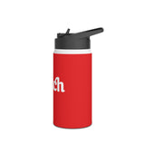 Red 'Stitch' Drink Bottle