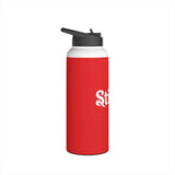 Red 'Stitch' Drink Bottle