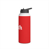 Red 'Stitch' Drink Bottle