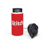 Red 'Stitch' Drink Bottle