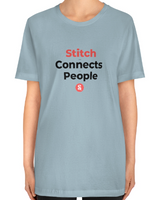 'Stitch Connects People' Unisex T-shirt 🇺🇸