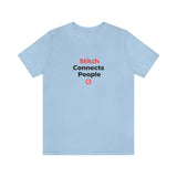 'Stitch Connects People' Unisex T-shirt 🇬🇧